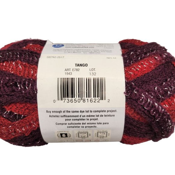 Red Heart Boutique Sashay Tango and Mambo 100 Gram 30 Yards Each - Picture 3 of 6